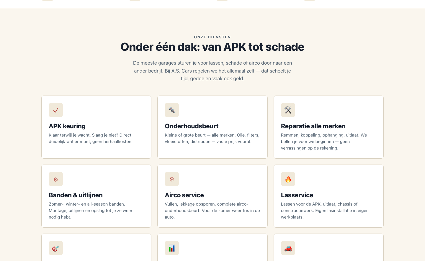 AS Carservice — expertise