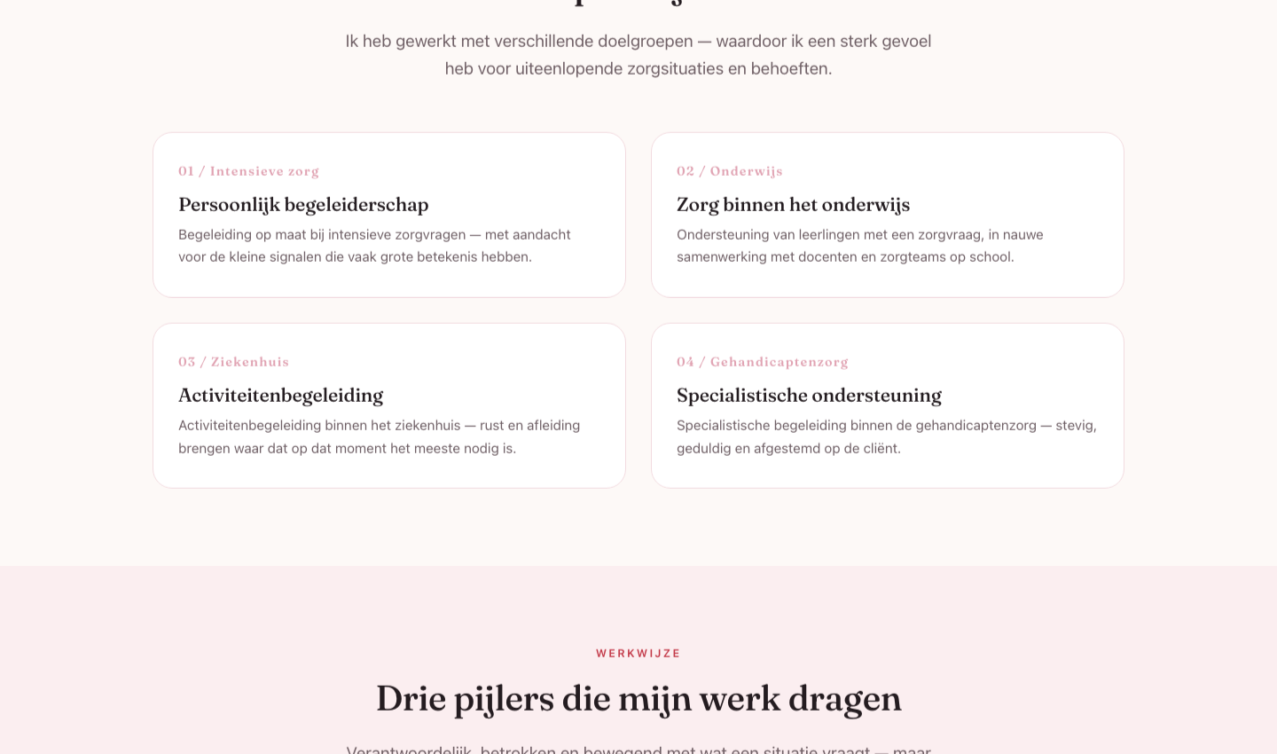 Rachelle Zorgt — expertise